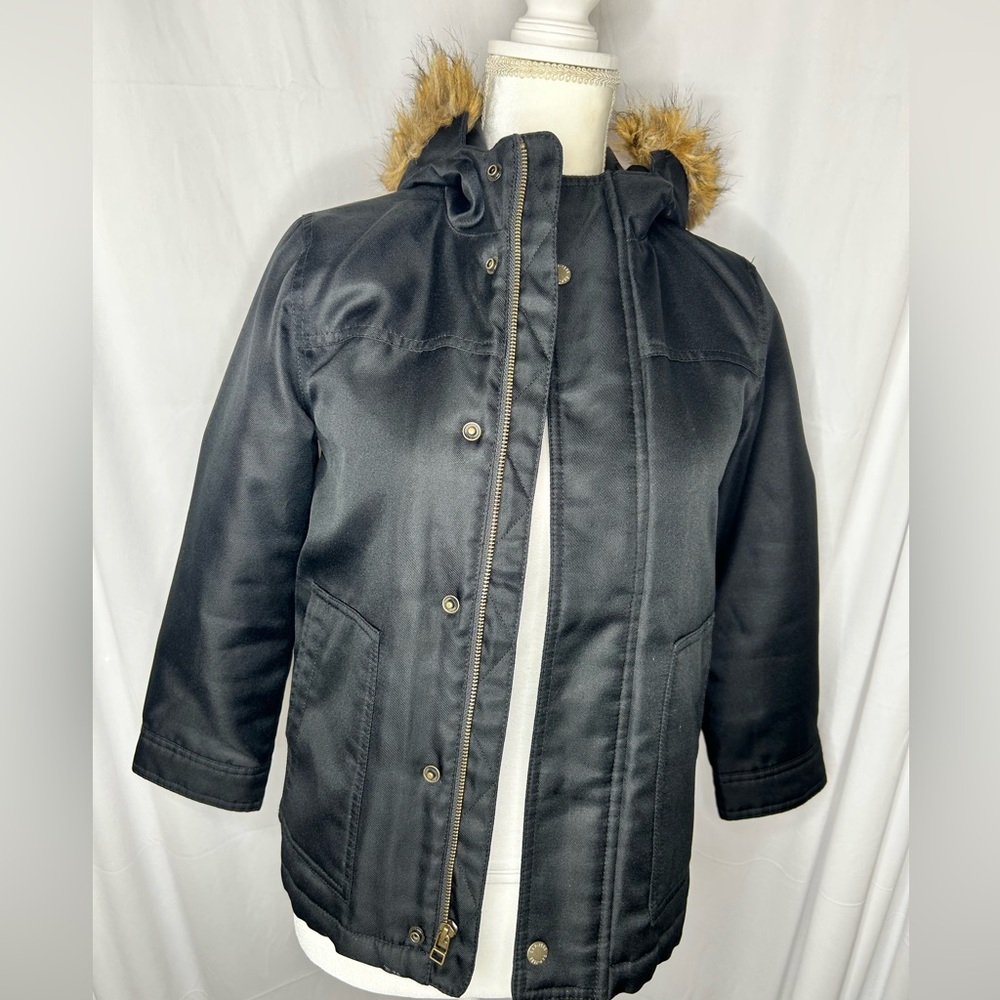 Gap Winter Parka with Faux Fur – Kids M